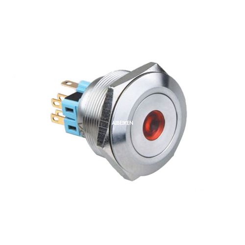 Wasserdichter Drucktaster - IB40S-P11F-D - YUEQING AIBEIKEN ELECTRIC CO., LTD. - IP67 / beleuchtet / Industrie