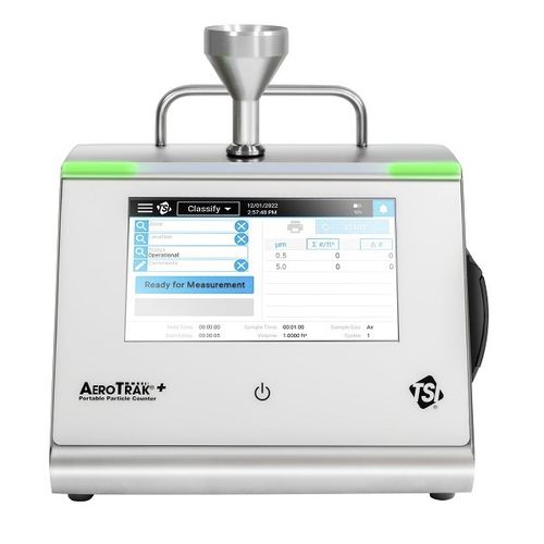 Gas-Luftpartikelzähler - AeroTrak+ Portable Particle Counter A100 Series - TSI - digital / Laser / für Pharmazieprodukte