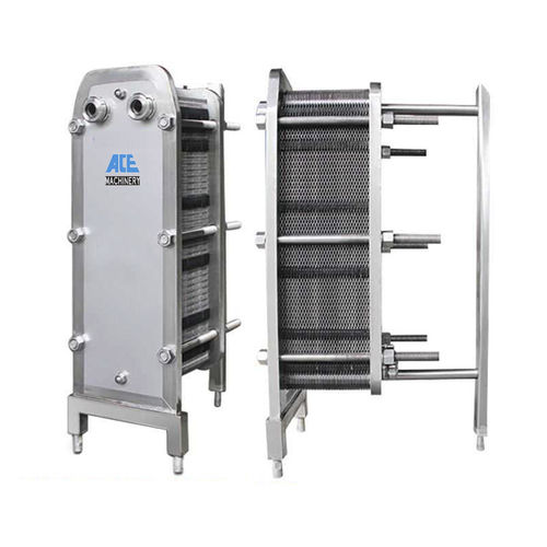 Plattenwärmetauscher - Wenzhou Ace Machinery Co., Ltd. - flüssig/flüssig / Edelstahl / hochleistungsfähig