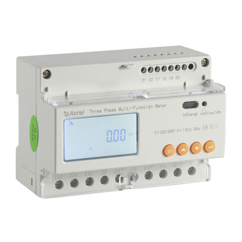 Smarter elektrischer Energiezähler - ADL3000-E - ACREL CO., LTD. - dreiphasig / für DIN-Schiene / RS-485