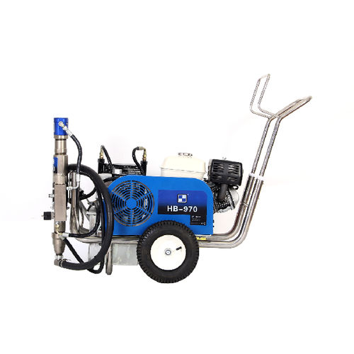 Mobile Spritzanlage - HB970  - Fuzhou Hvban Mechanical Equipments Co., Ltd. - Farb / hydraulisch / Airless