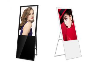 Werbe-Hinweispfahl - ADV4331 - AIYOS Technology Co., Ltd. - für LCD-Anzeige / mobil