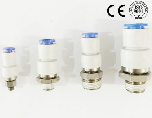 Pneumatischer Anschluss - Ningbo Hi-Tech Smart Machinery Co., Ltd. - Gewinde / Schnell / rechtwinkelig