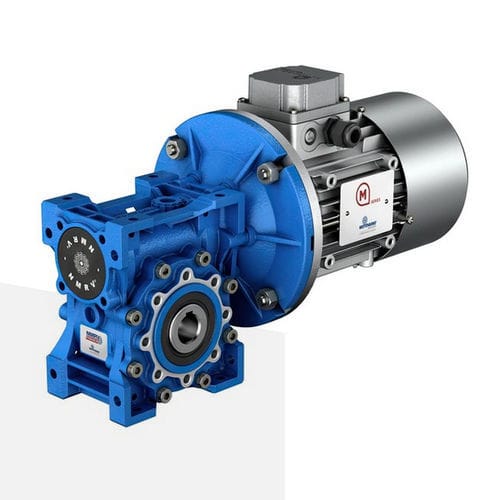 Schneckengetriebe - NMRV, NRV series - MOTOVARIO - schrägverzahnt / rechtwinklig / mit Hohlwelle