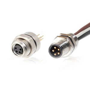M8-Steckverbinder - CHA101F32S0 series - Amissiontech Co., Ltd. - Daten / Stromversorgung / DIN
