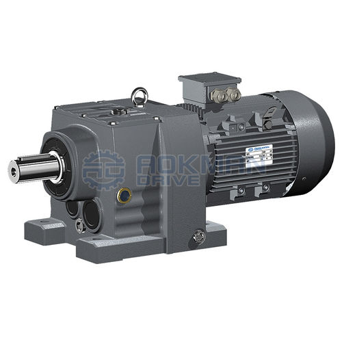 Schrägverzahnter Getriebemotor - R Series - Zhengzhou Aokman Machinery Co., Ltd. - AC / koaxial / > 10 kNm