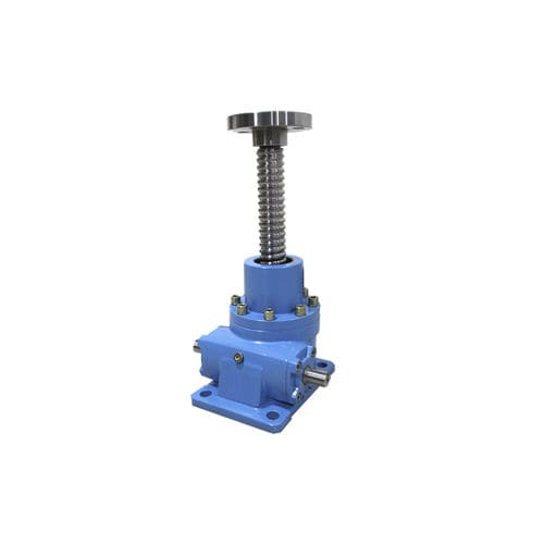 Trapezgewindespindel-Spindelhubgetriebe - JW Series - Zhengzhou Aokman Machinery Co., Ltd. - Kugelgewindespindel / mit Kegelradgetriebe / Flansch