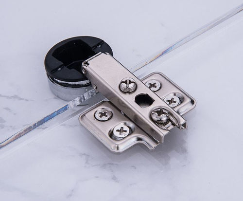 Stahlscharnier - E20 - Guangdong Aosite Hardware Precision Manufacturing Co., Ltd. - Einschraub / 95° / für Glastür