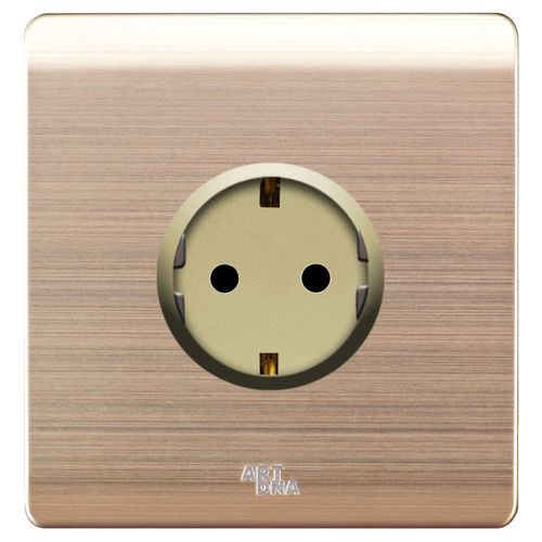 Wandmontierte Steckdose - A66-C series - Zhongshan Gamder Electric Appliance Co., Ltd. - Schalttafeleinbau / 3-polig / zweipolig