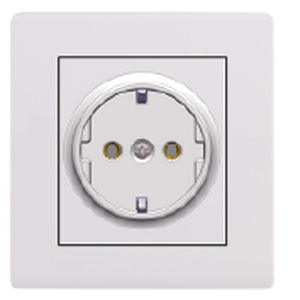 Wandmontierte Steckdose - A38 series - Zhongshan Gamder Electric Appliance Co., Ltd. - Schalttafeleinbau / 3-polig / zweipolig