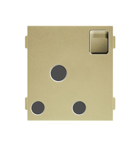 Wandmontierte Steckdose - A77-C series - Zhongshan Gamder Electric Appliance Co., Ltd. - Schalttafeleinbau / 3-polig / zweipolig