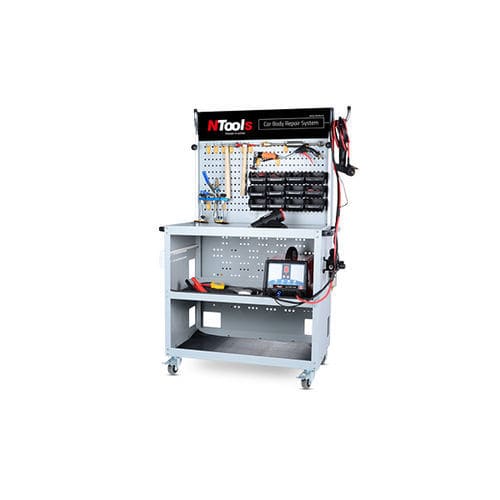Karosserie-Reparatursystem / auf Wagen - 354002 - Ntools - mit Klebepistole / Nagelzieher / mit Induktionsheizung