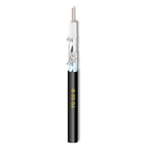 Koaxiales Stromkabel - TS22B - Cavel - Daten / TV-Antenne / isoliert