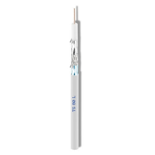 Koaxiales Stromkabel - TS80L - Cavel - Daten / TV-Antenne / isoliert