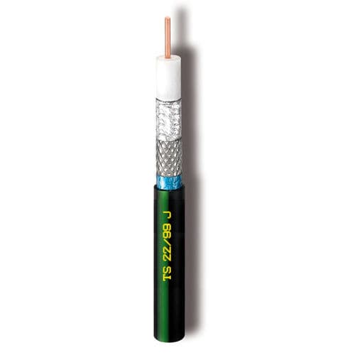 Koaxiales Stromkabel - TS22/99J - Cavel - Daten / TV-Antenne / isoliert