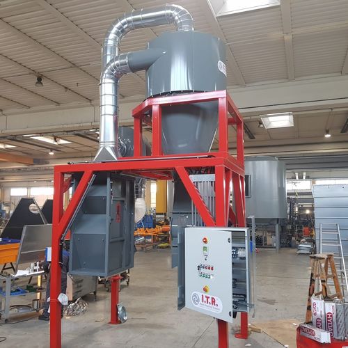 Abscheider für Abfallprodukte - SZZ - ITR Recycling Technologies - Luft / für Mülltrennung / vertikal