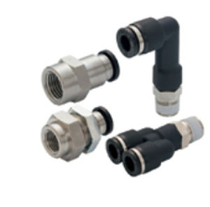 Druckluftanschluss - AT series - Koganei Corporation - Schnell / gerade / T