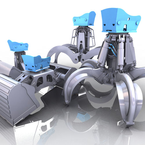 Abbruchgreifer - OQC - HGT Hydraulikgreifer-Technologie GmbH - hydraulisch / für Bagger