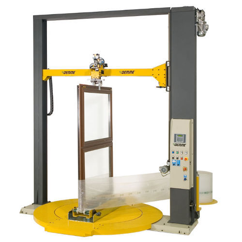 Stretchwickler mit Drehteller - PM 270 - Oemme S.p.A. - automatisch / Rückschlag / für Fenster- und Türrahmen