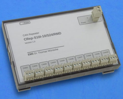 CAN-Repeater - CRep S10I - EMS Dr. Thomas Wünsche e.K. - Industrie / für Netzwerk / 24VDC