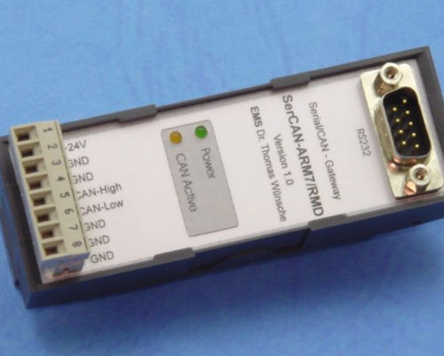 CAN-Gateway - SerCAN-ARM7 - EMS Dr. Thomas Wünsche e.K. - für Kommunikation / Industrie / RS232
