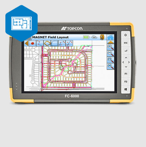 Schnittstellen-Software - MAGNET Field Layout - TOPCON - Entwicklung / Kontroll / Konnektivität