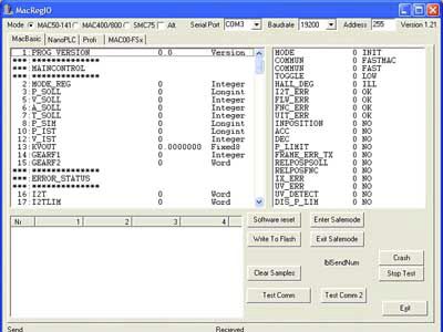 Debug-Software - MACREGIO - JVL A/S - SPS / für Motor / Windows