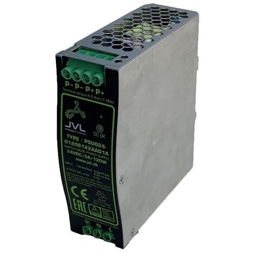 Stromversorgung für DIN-Schiene - PSU024-0120S1X2AAD1A - JVL A/S - AC/DC / Einfachausgang / Schaltnetzteil
