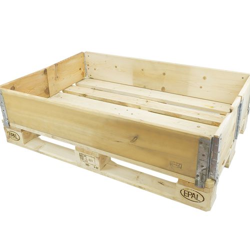 Holzpalettenbox - 38136HTKD - Rotom Nederland BV - Lager / Transport / für Schüttgut