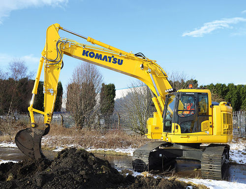 Mittelgroßer Bagger - PC228USLC-11 - Komatsu Europe - auf Raupen / Tier 4 Interim / für Baustellen
