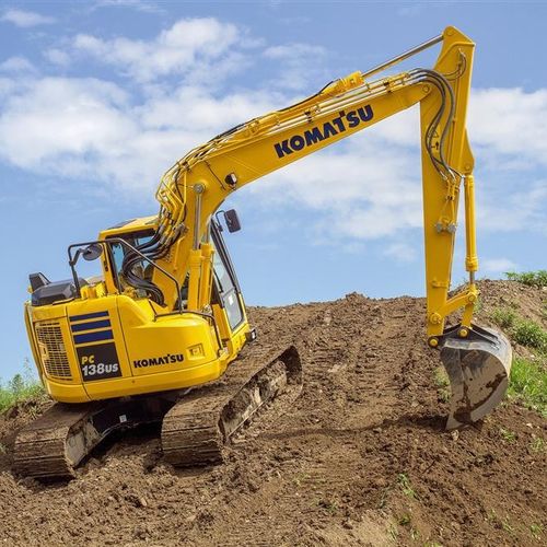 Bagger / mittlere Größe - PC138US-11 - Komatsu Europe - auf Raupen / Tier 4 Interim / für Baustellen