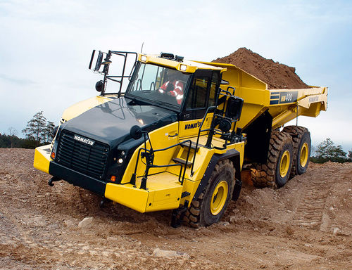 Knickgelenkter Muldenkipper - HM400-5 - Komatsu Europe - Diesel / für Bergbau