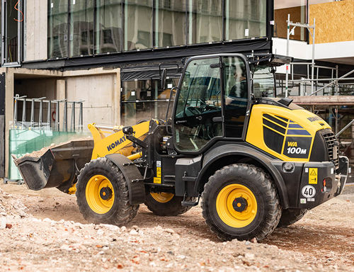 Radlader - WA100M-8 - Komatsu Europe - kompakt / für Baustelle / ergonomisch
