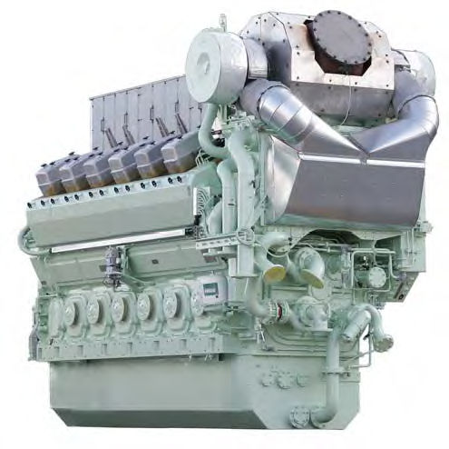 Dieselmotor - Bergen C25:33 - Rolls Royce - 4-Zylinder / Turbolader
