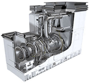 Gas-Turbine - WR-21 - Rolls Royce - für Schifffahrtsanwendungen / Aeroderivative