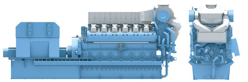 Diesel-Stromaggregat - B32:40 - Rolls Royce - dreiphasig / stationär / 50 Hz