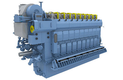Gasmotor - C26:33 - Rolls Royce - 3-Zylinder / Turbolader