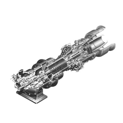 Gas-Turbine - Centaur 40 PG - Solar Turbines - für Stromerzeugung