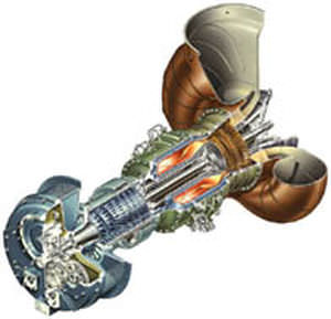 Gas-Turbine - Saturn 20 - Solar Turbines - für Stromerzeugung / Einwellen / Aeroderivative