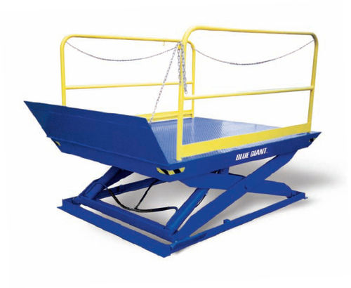 Scherenhubtisch - ED series - Blue Giant - hydraulisch / festinstalliert / für Laderampen