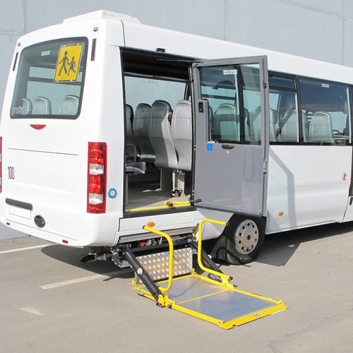 Faltbare Ladebordwand - DH-CH001.03 - Dhollandia - für Transporter / für Rollstühle / elektrisch