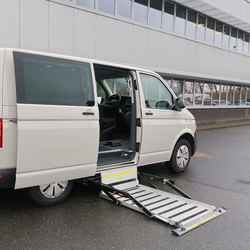 Faltbare Ladebordwand - DH-CH104.03 - Dhollandia - seitenmontiert / für Rollstühle / für Behinderte