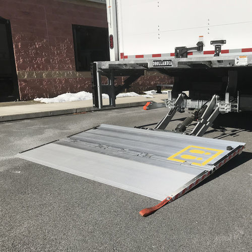 Faltbare Ladebordwand - DH-RP.12 - Dhollandia - für LKW / elektrisch