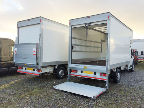 Säulen-Ladebordwand - DH-VO.07.K1 - Dhollandia - für Fahrzeuge / spezifische Anwendungsbereiche / für Kipper