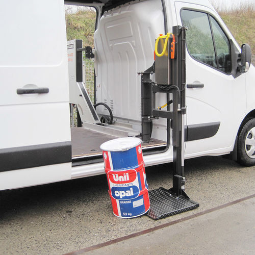 Säulen-Ladebordwand - DH-VZG.01 - Dhollandia - seitenmontiert / für Transporter / für Schachteln