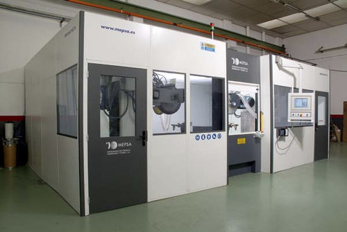 Poliermaschine für Metall - MRI NC Series - MEPSA - Industrie / mit Rotationstisch / Drehtisch
