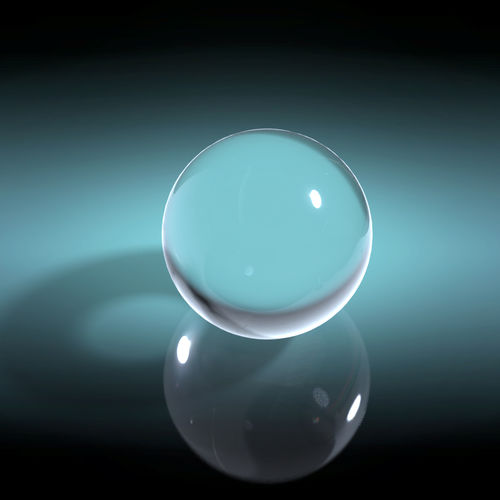 Sphärische Linse - Doric Lenses - Ball / aus BK7-Glas / Silikon