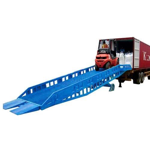 Manuelle Überladebrücke - DCQY series - Boonai (Suzhou) Lift Equipment Company - hydraulisch / mit Klappkeil