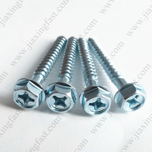 Holzschraube - Jiaxing Fast Industry Co., Limited - Sechskant-Flansch / Pozidriv / Stahl