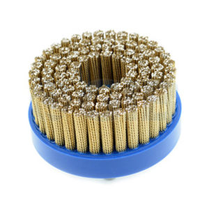 Rundbürste - DB100030CS-S10 - Huzhou Golden Industrial Brush Co., Ltd. - zur Endbearbeitung / Entgrat / Beschichtung